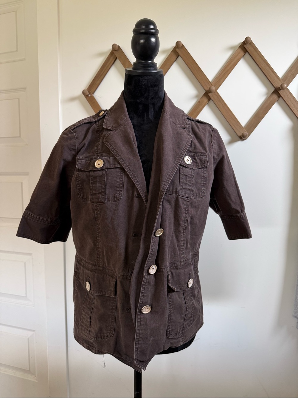 Jones New York Brown Jacket with Stretch Label